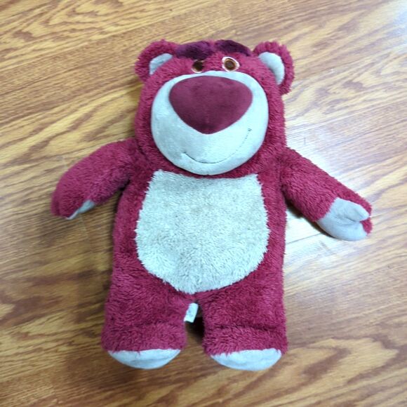 Disney Toy Story Lotso Huggin Bear Plush 14" Purple Stuffie - Picture 1 of 8